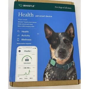 Whistle Health Smart Device Dog Pet Health and Fitness Activity Tracker Monitor